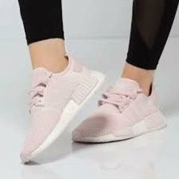 Adidas Originals Women's NMD R1 Pink Orchid Tint Athletic Running Shoes Size 6.5 - Picture 3 of 10